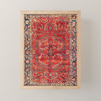 Sarouk Arak West Persian Carpet Print Mini Art Print Gallery Image 1