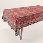 Sarouk Arak West Persian Carpet Print Tablecloth Gallery Image 1