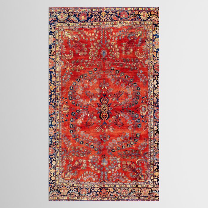 Sarouk Arak West Persian Carpet Print Tablecloth Gallery Image 2