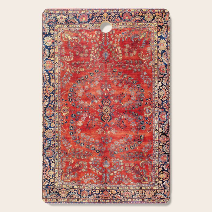 Sarouk Arak West Persian Carpet Print Cutting Board Gallery Image 1
