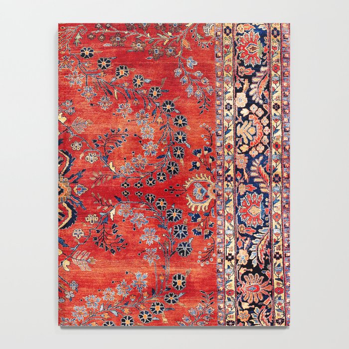 Sarouk Arak West Persian Carpet Print Notebook Gallery Image 4