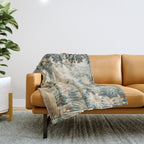 Antique 18th Century French Chateau Bird Garden Verdure Tapestry Throw Blanket Gallery Image 1