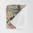 Antique 18th Century French Chateau Bird Garden Verdure Tapestry Throw Blanket Gallery Image 3