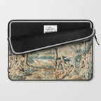 Antique 18th Century French Chateau Bird Garden Verdure Tapestry Laptop Sleeve Gallery Image 2
