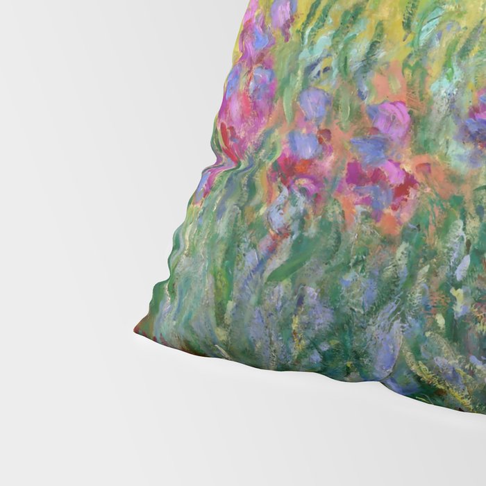 Claude Monet "The Iris Garden at Giverny", 1899-1900 Pillow Sham Gallery Image 4