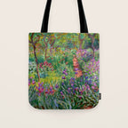 Claude Monet "The Iris Garden at Giverny", 1899-1900 Tote Bag Gallery Image 1