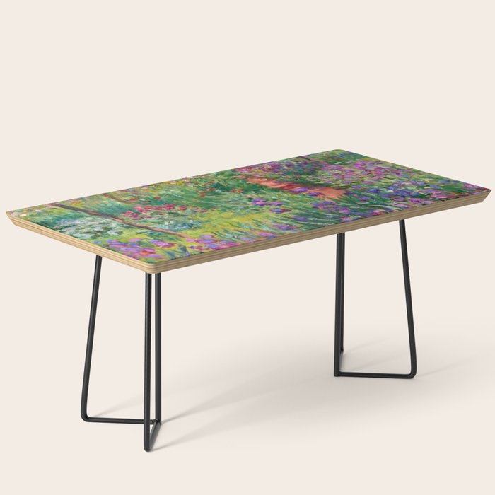 Claude Monet "The Iris Garden at Giverny", 1899-1900 Coffee Table Gallery Image 1