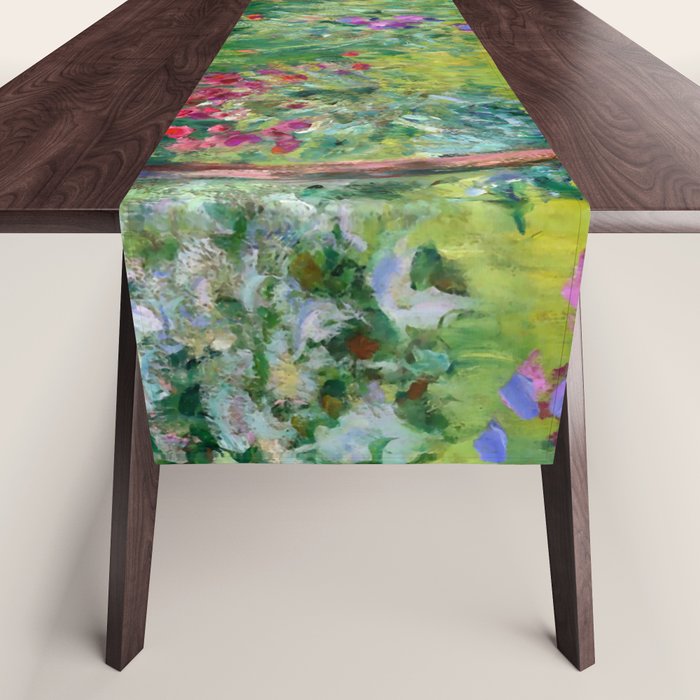 Claude Monet "The Iris Garden at Giverny", 1899-1900 Table Runner Gallery Image 1
