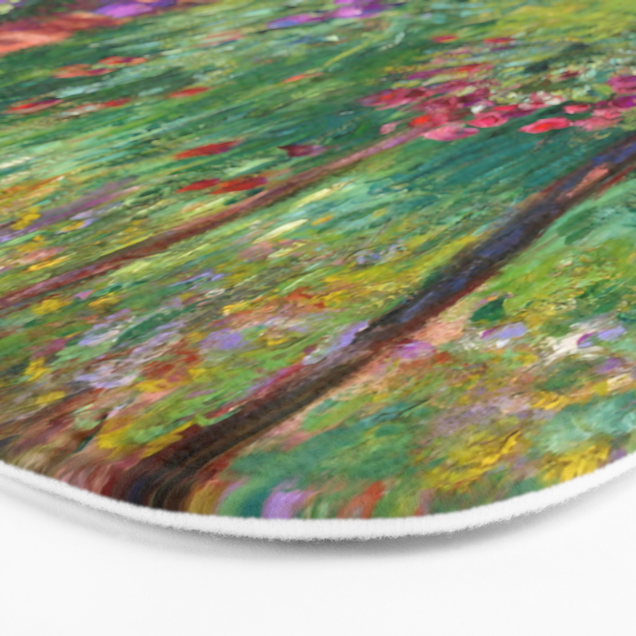 Claude Monet "The Iris Garden at Giverny", 1899-1900 Bath Mat Gallery Image 3
