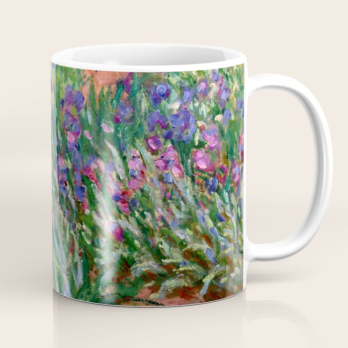Claude Monet "The Iris Garden at Giverny", 1899-1900 Coffee Mug Gallery Image 1