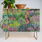 Claude Monet "The Iris Garden at Giverny", 1899-1900 Credenza Gallery Image 1