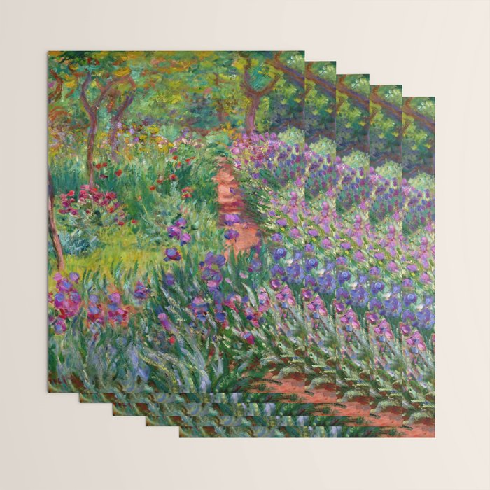 Claude Monet "The Iris Garden at Giverny", 1899-1900 Wrapping Paper Gallery Image 3