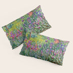 Claude Monet "The Iris Garden at Giverny", 1899-1900 Pillow Sham Gallery Image 4