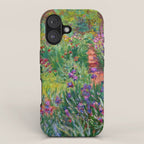 Claude Monet "The Iris Garden at Giverny", 1899-1900 iPhone Case Gallery Image 1