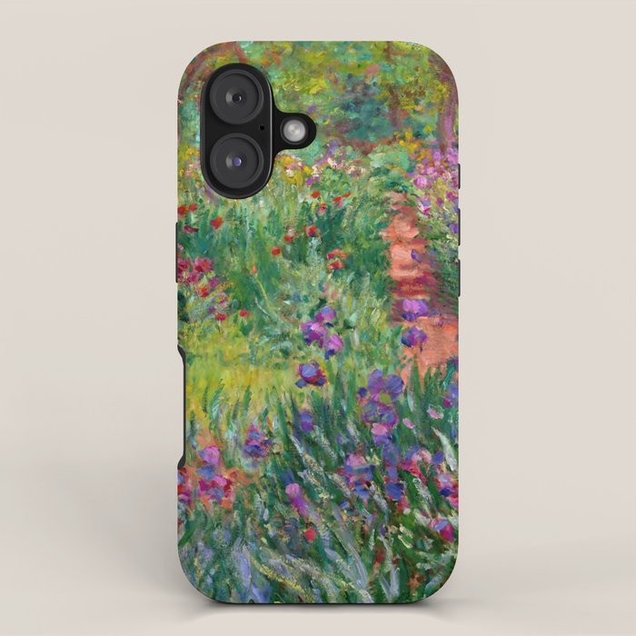 Claude Monet "The Iris Garden at Giverny", 1899-1900 iPhone Case Gallery Image 1
