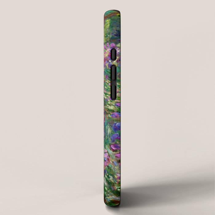 Claude Monet "The Iris Garden at Giverny", 1899-1900 iPhone Case Gallery Image 2