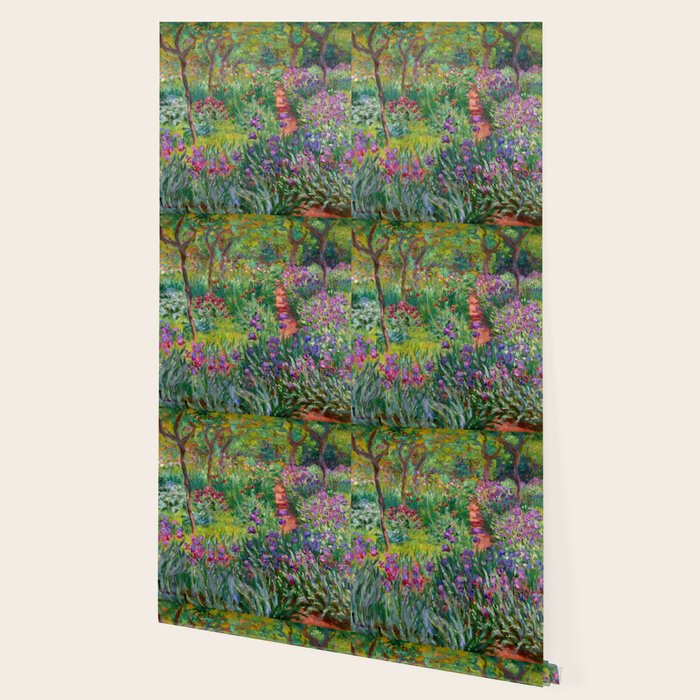 Claude Monet "The Iris Garden at Giverny", 1899-1900 Wallpaper Gallery Image 2