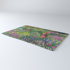 Claude Monet "The Iris Garden at Giverny", 1899-1900 Rug Gallery Image 3