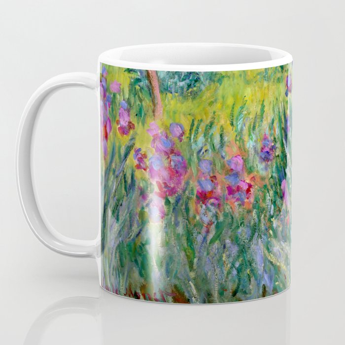 Claude Monet "The Iris Garden at Giverny", 1899-1900 Coffee Mug Gallery Image 3