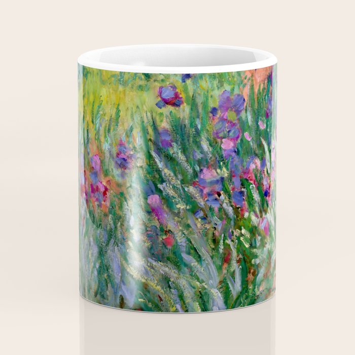 Claude Monet "The Iris Garden at Giverny", 1899-1900 Coffee Mug Gallery Image 4
