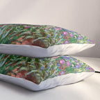 Claude Monet "The Iris Garden at Giverny", 1899-1900 Pillow Sham Gallery Image 3