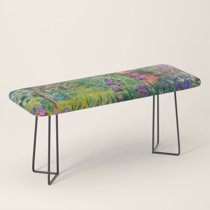 Claude Monet "The Iris Garden at Giverny", 1899-1900 Bench Gallery Image 1