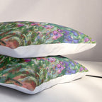 Claude Monet "The Iris Garden at Giverny", 1899-1900 Pillow Sham Gallery Image 3