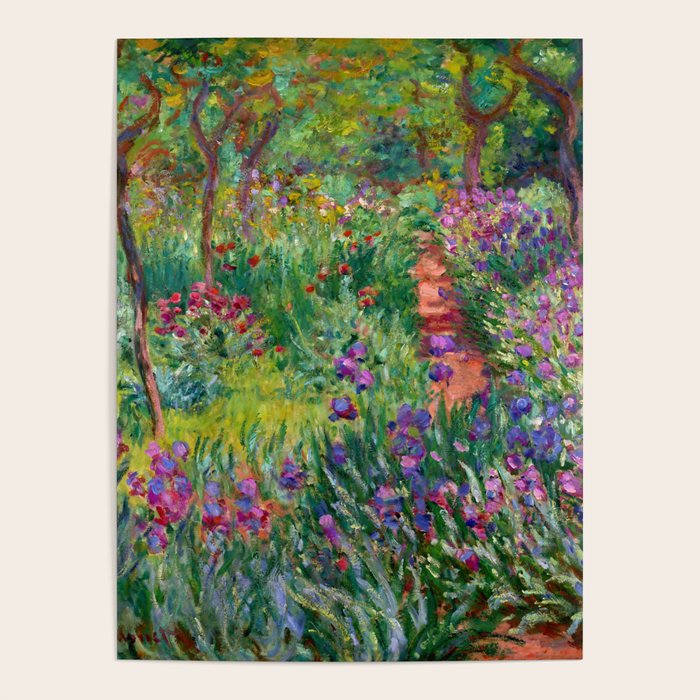 Claude Monet "The Iris Garden at Giverny", 1899-1900 Poster Gallery Image 4