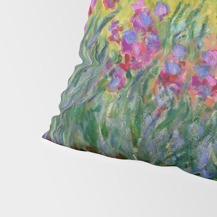 Claude Monet "The Iris Garden at Giverny", 1899-1900 Pillow Sham Gallery Image 4