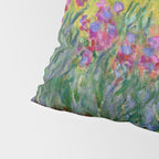 Claude Monet "The Iris Garden at Giverny", 1899-1900 Pillow Sham Gallery Image 4
