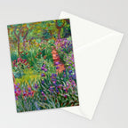 Claude Monet "The Iris Garden at Giverny", 1899-1900 Stationery Card Gallery Image 2