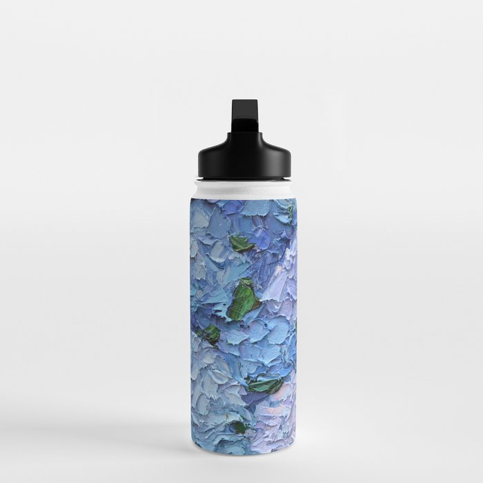 Moonlight Hydrangeas 2 Water Bottle Gallery Image 3