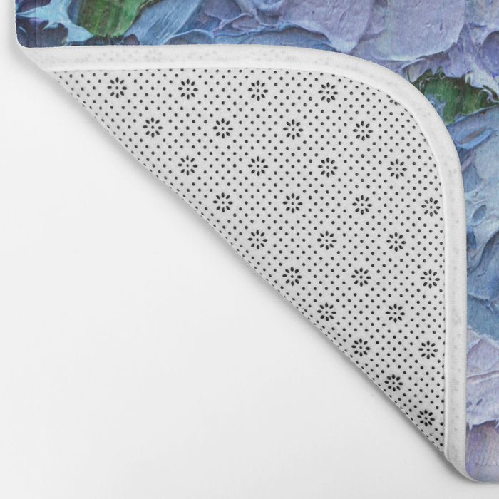 Moonlight Hydrangeas 2 Bath Mat Gallery Image 2