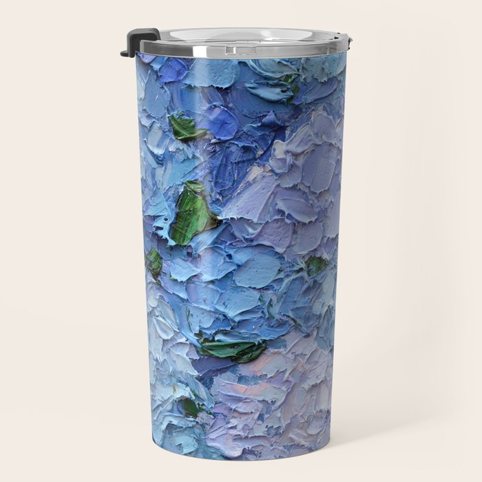 Moonlight Hydrangeas 2 Travel Mug Gallery Image 3