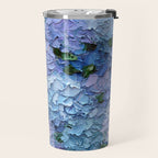Moonlight Hydrangeas 2 Travel Mug Gallery Image 2
