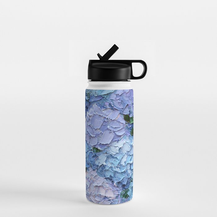 Moonlight Hydrangeas 2 Water Bottle Gallery Image 1