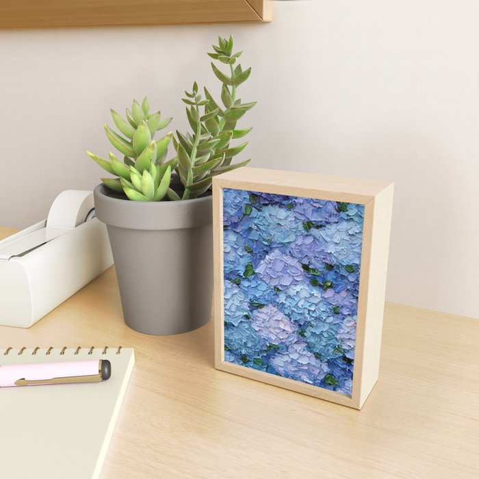Moonlight Hydrangeas 2 Mini Art Print Gallery Image 2