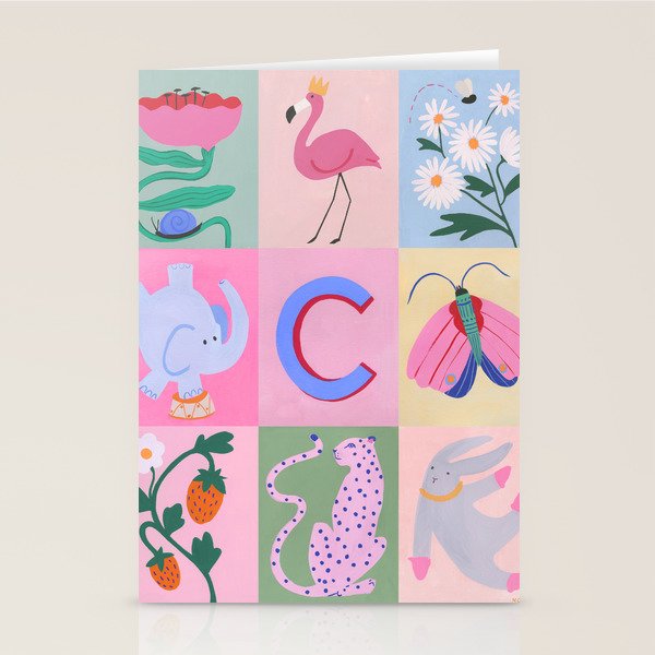 Claire Collage Stationery Card Gallery Image 2