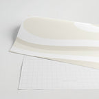 Cream Dream Light Liquid Swirl Abstract in Beige and White Wrapping Paper Gallery Image 2