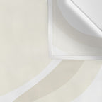 Cream Dream Light Liquid Swirl Abstract in Beige and White Wall Tapestry Gallery Image 3