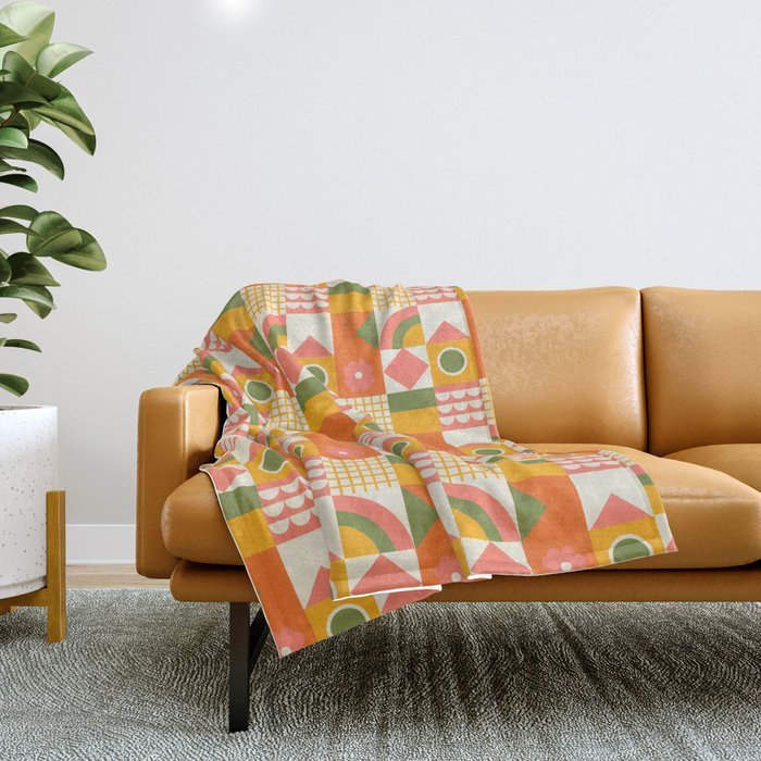 Mini puzzles Throw Blanket Gallery Image 1