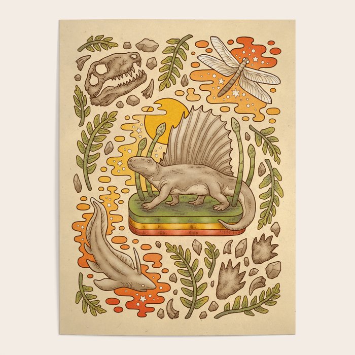 Daydream Dimetrodon Poster Gallery Image 4