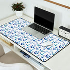 Anchors Away - Nautical Watercolor Anchors in Blue Desk Mat Gallery Image 2