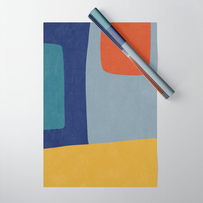 Modern Abstract Minimalism Artwork I Wrapping Paper Gallery Image 1