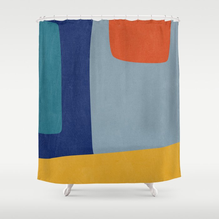 Modern Abstract Minimalism Artwork I Shower Curtain Gallery Image 1
