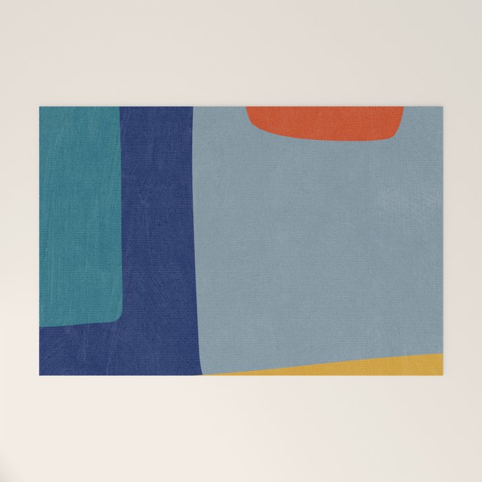 Modern Abstract Minimalism Artwork I Welcome Mat Gallery Image 1