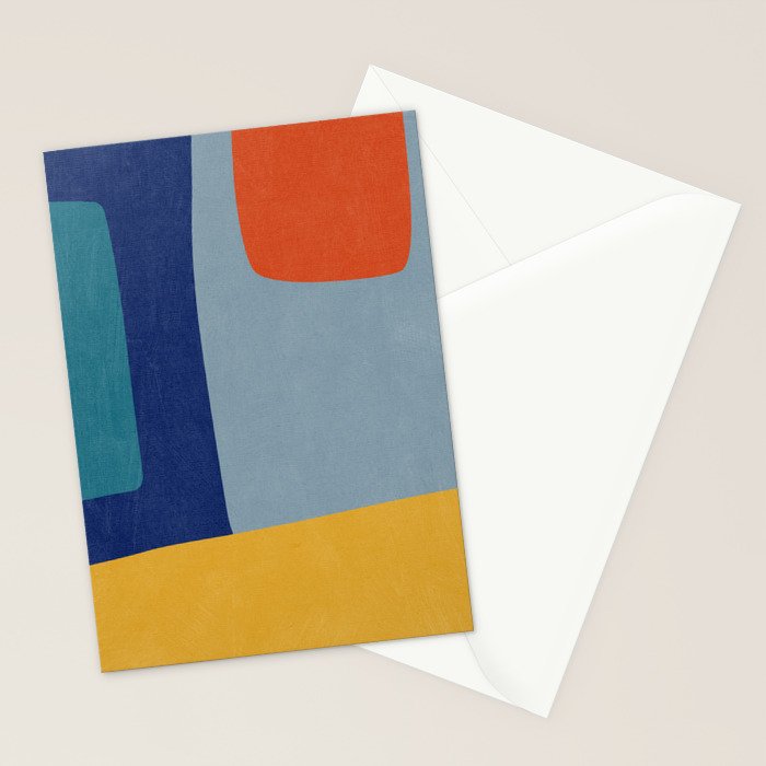 Modern Abstract Minimalism Artwork I Stationery Card Gallery Image 2