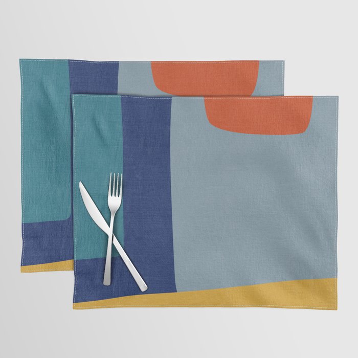 Modern Abstract Minimalism Artwork I Placemat Gallery Image 1
