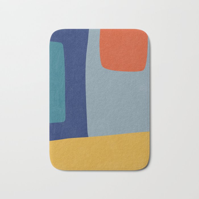 Modern Abstract Minimalism Artwork I Bath Mat Gallery Image 1