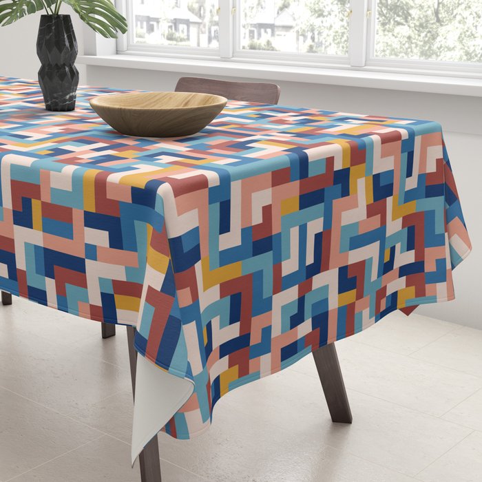 Boho M Tetris C Tablecloth Gallery Image 3